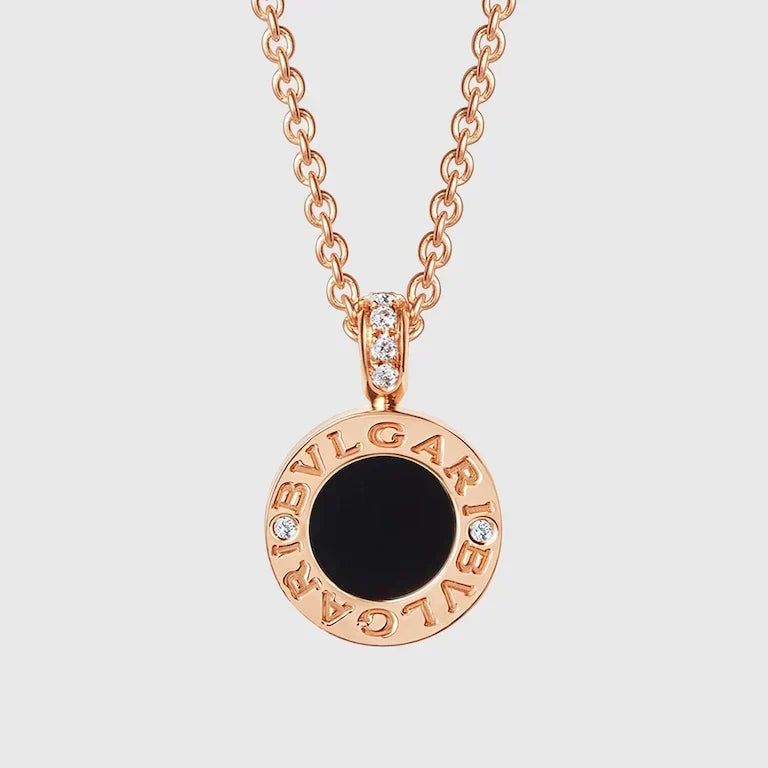 Bvlgari Black Ceramic 18K Gold Necklace