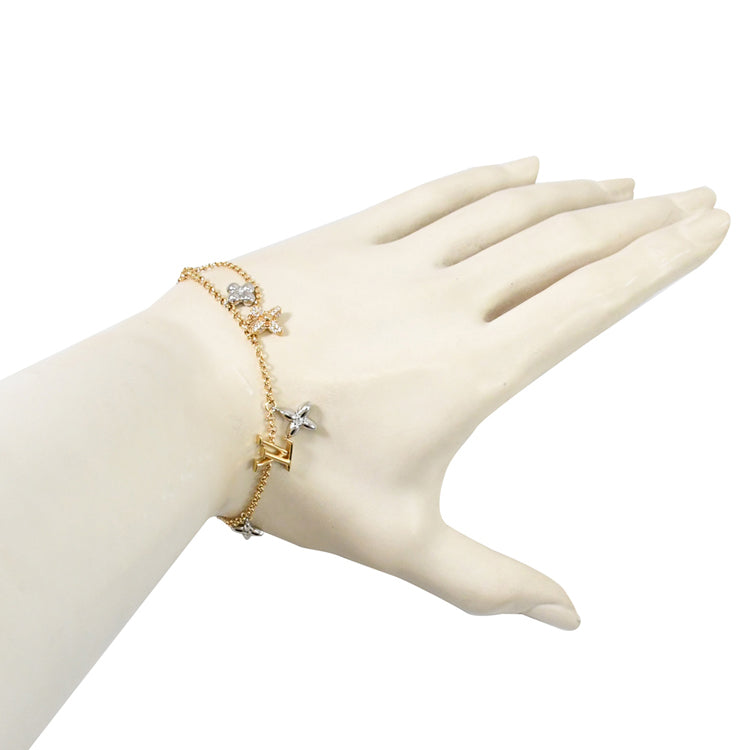 Louis Vuitton Gram Diamonds 18K Gold Bracelet