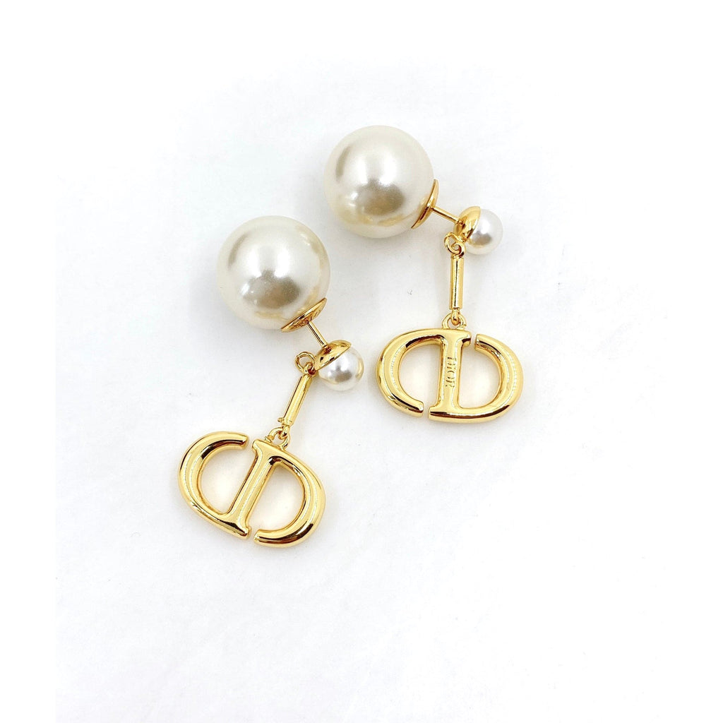 Tribales Pearl 18K Gold Earrings