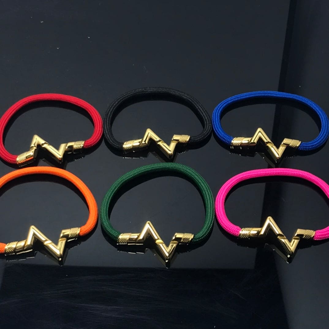 Louis Vuitton Volt Upside Down Play Black 18K Gold Bracelet