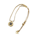 Chanel Pendant 18K Gold Necklace