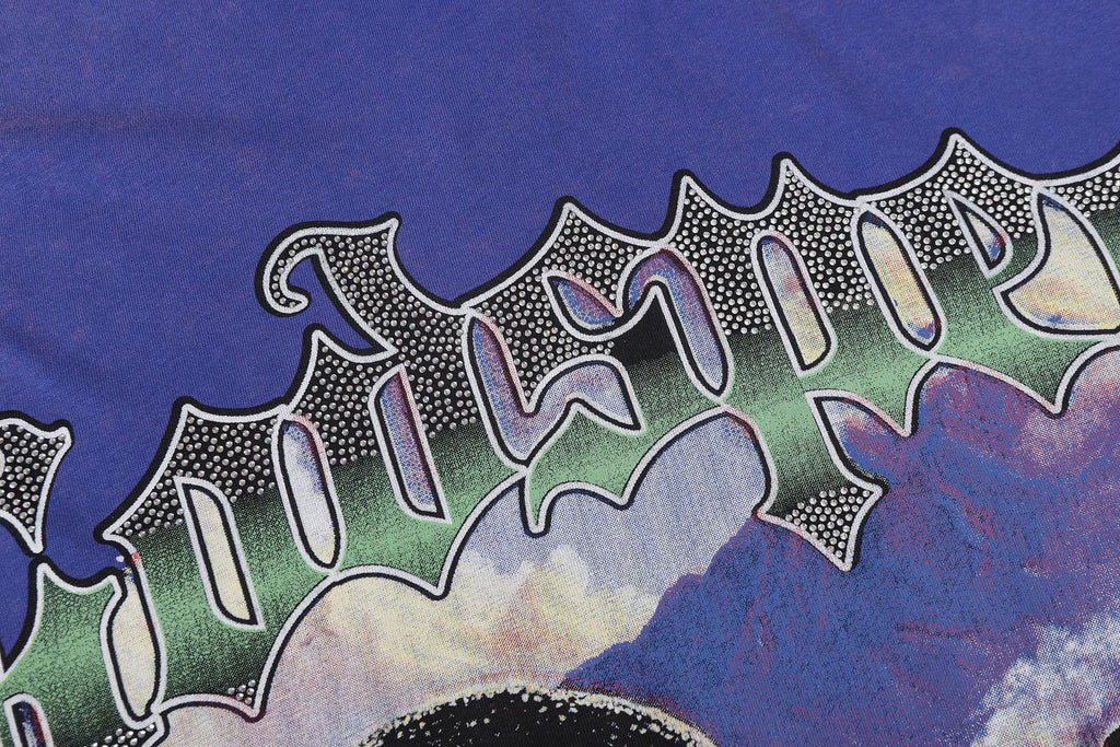 Godspeed Skeleton Landscape Graphic T-Shirt — detail