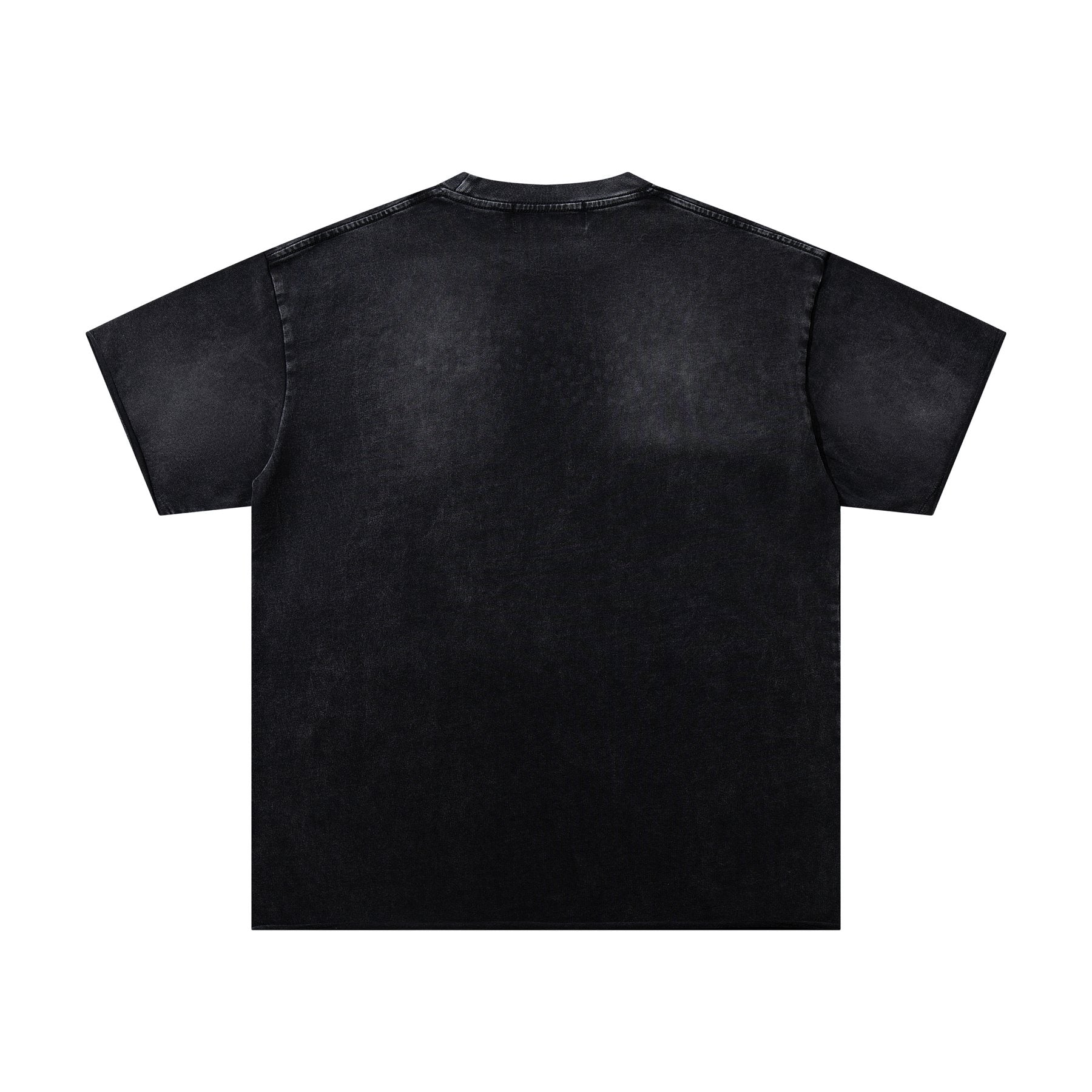 MAJESTIK Washed Black Rhinestone Graphic Short-Sleeve T-Shirt — back