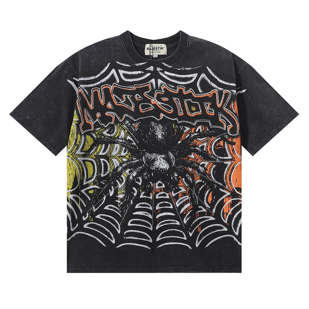 MAJESTIK Tarantula Graphic Short-Sleeve T-Shirt — hero