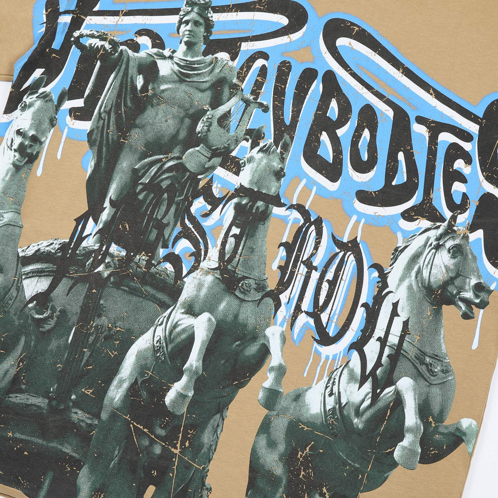 FIRST ROW Bodies Crop Graphic T-Shirt — detail