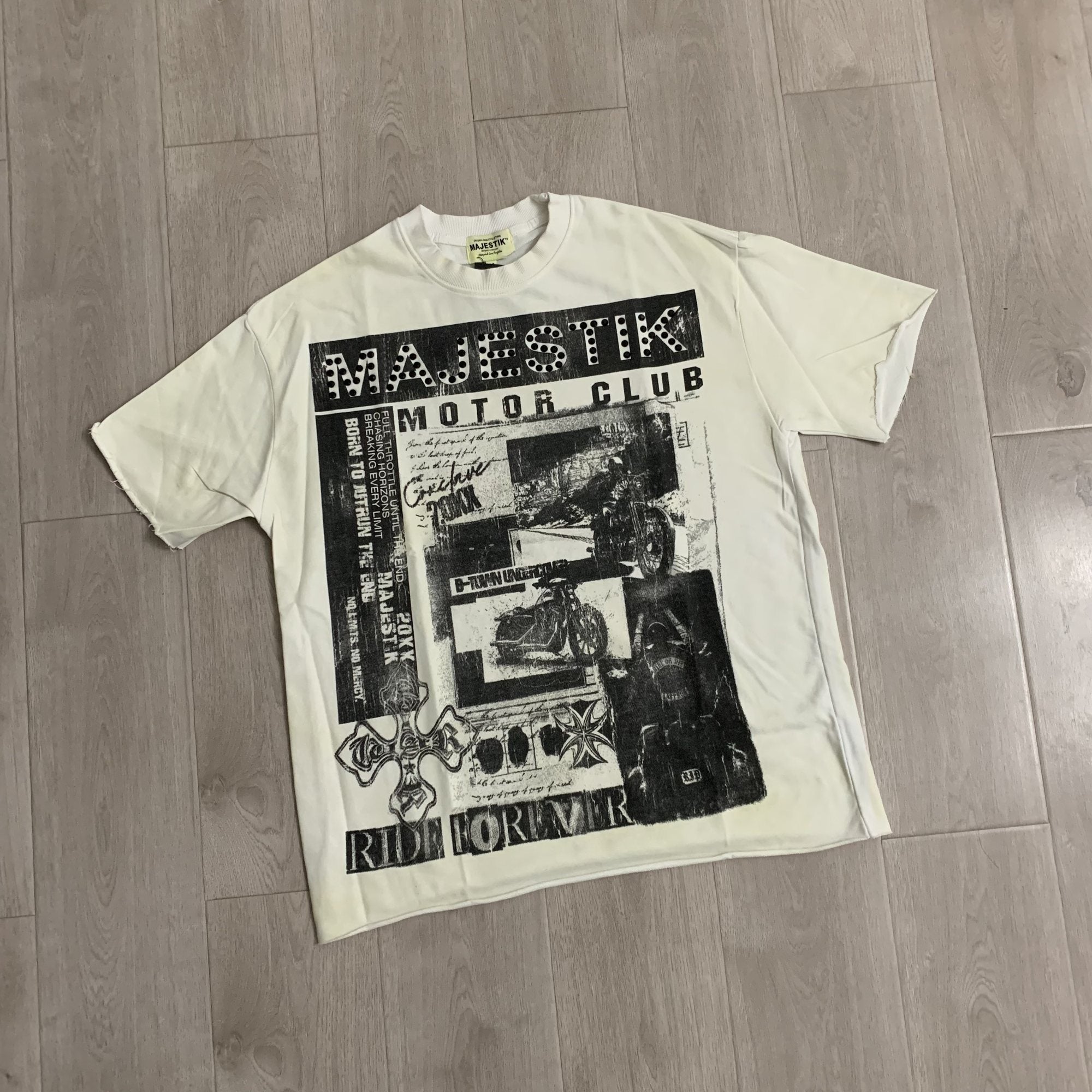 MAJESTIK Motor Club Graphic Short-Sleeve T-Shirt — hero
