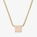 Fendi Forever Pink 18K Gold Necklace