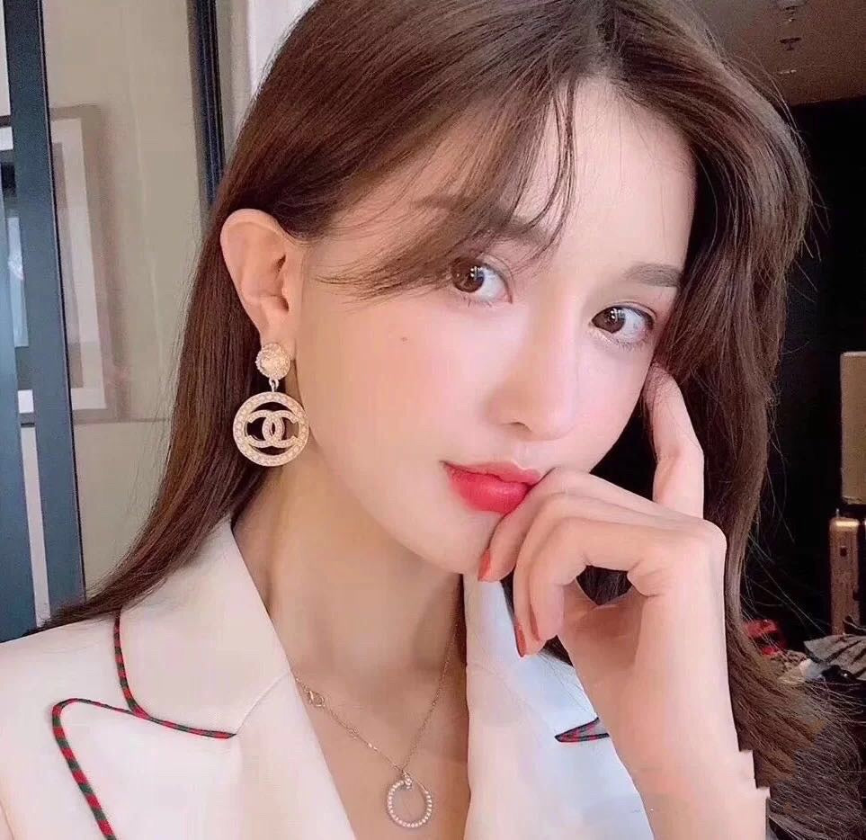 Chanel Pearl 18K Gold Earrings