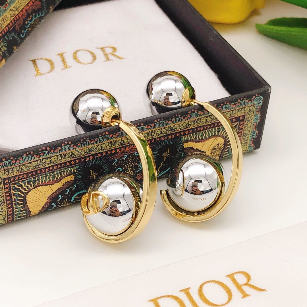 Dior Tribales 18K Gold Earrings
