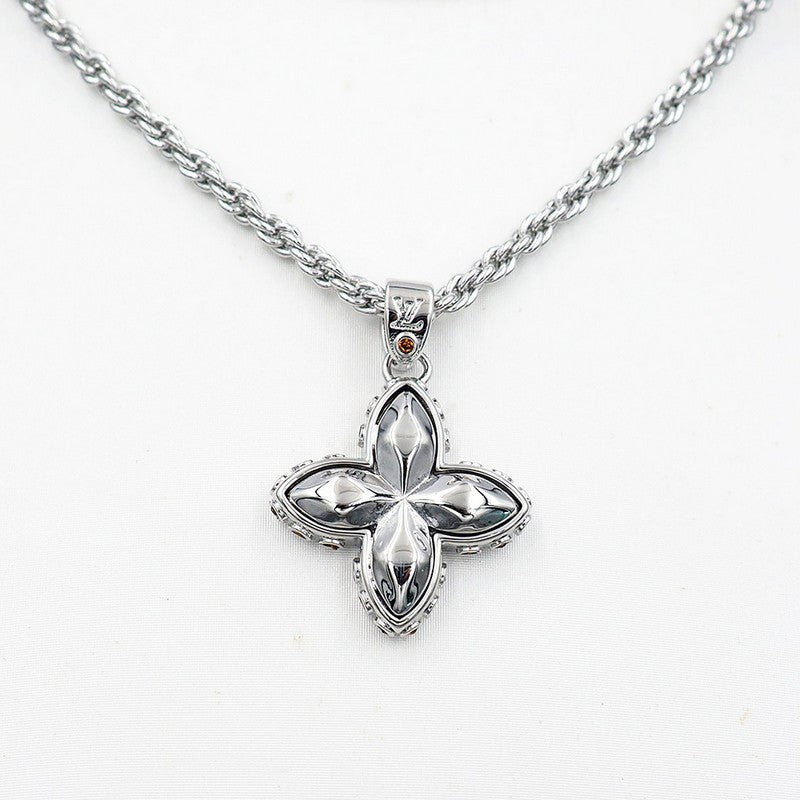 Louis Vuitton Flower Studs 18K Gold Necklace