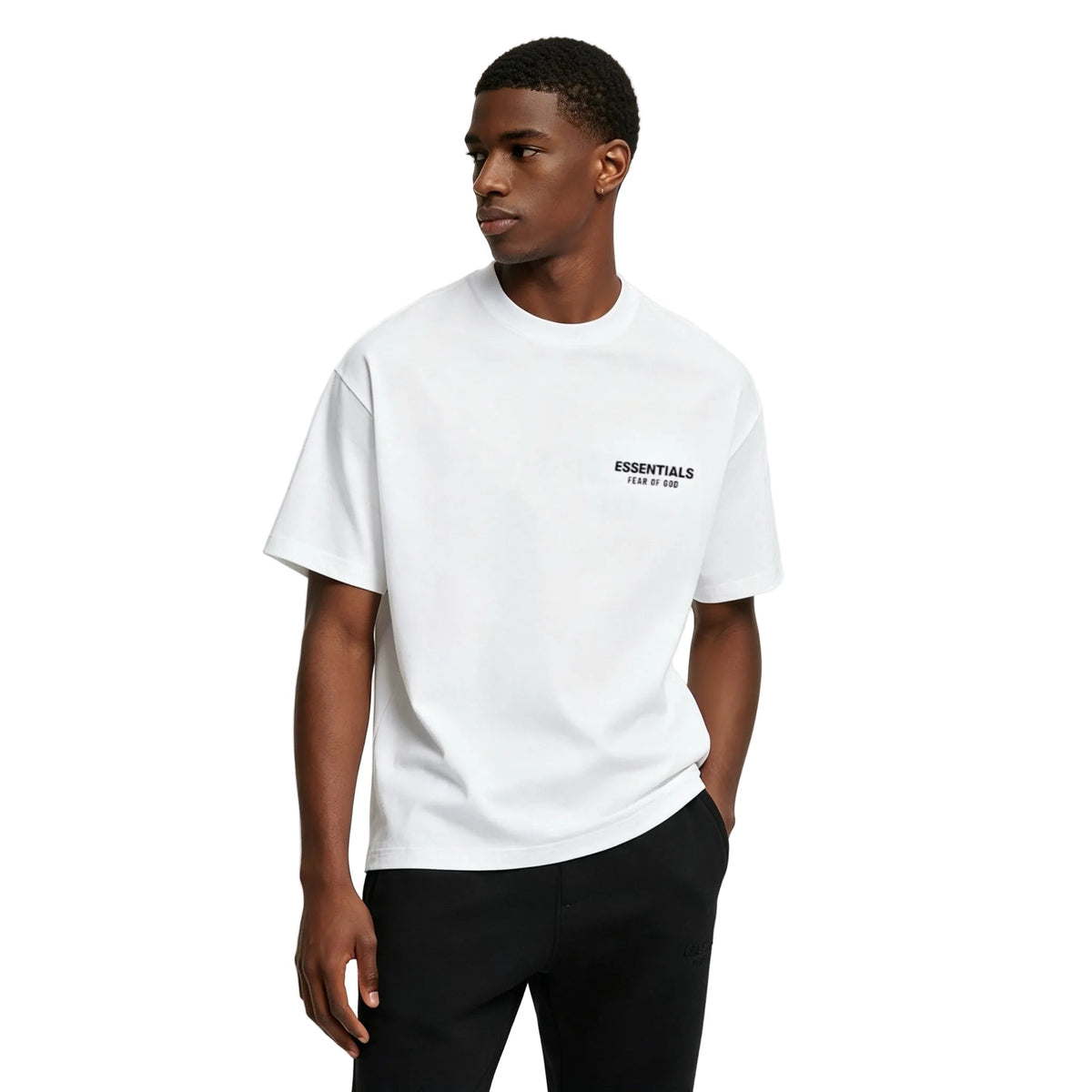 Fear of God Essentials Classic Short Sleeve T-Shirt Bright White