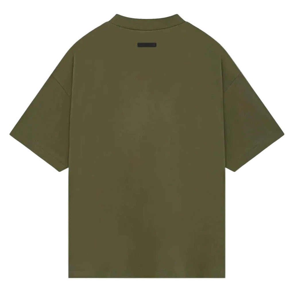 Fear of God Essentials Jersey Crewneck T-Shirt Military